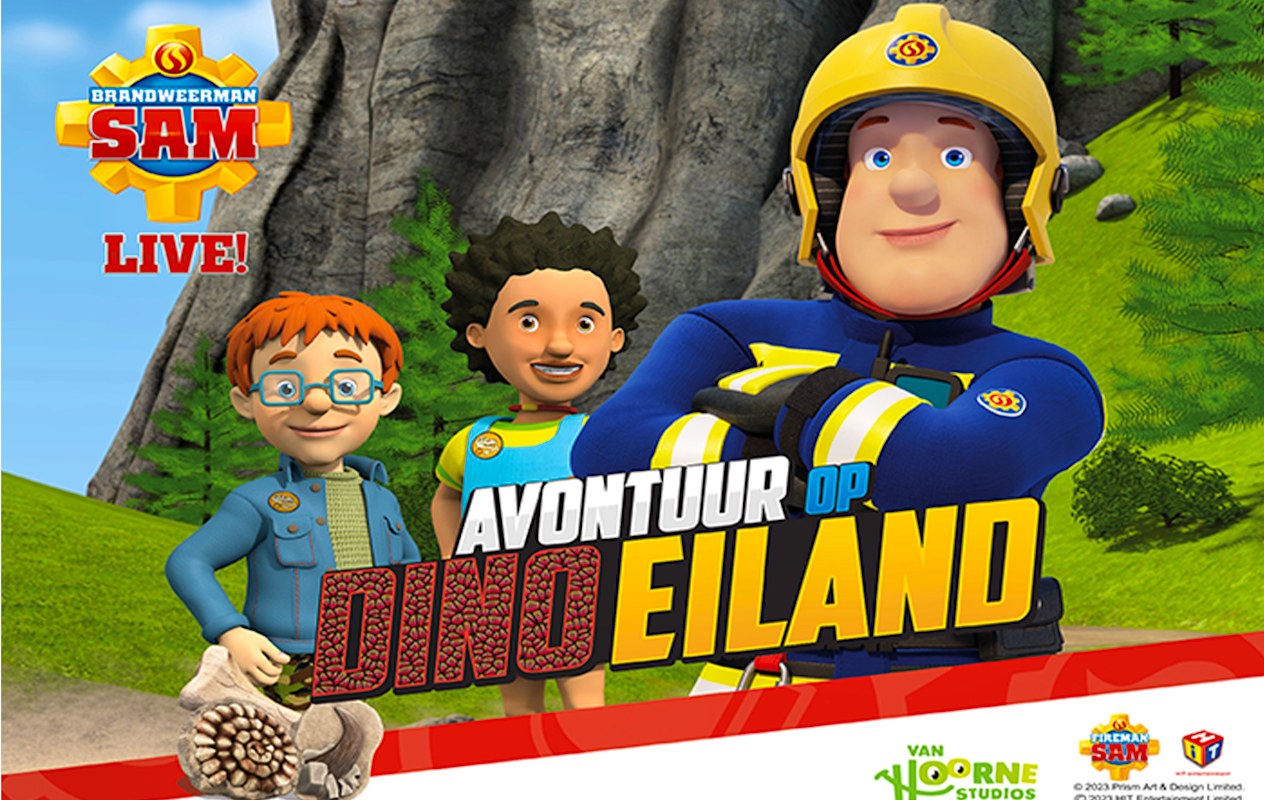 Entreeticket voor Brandweerman Sam Live! - Avontuur op Dino Eiland
