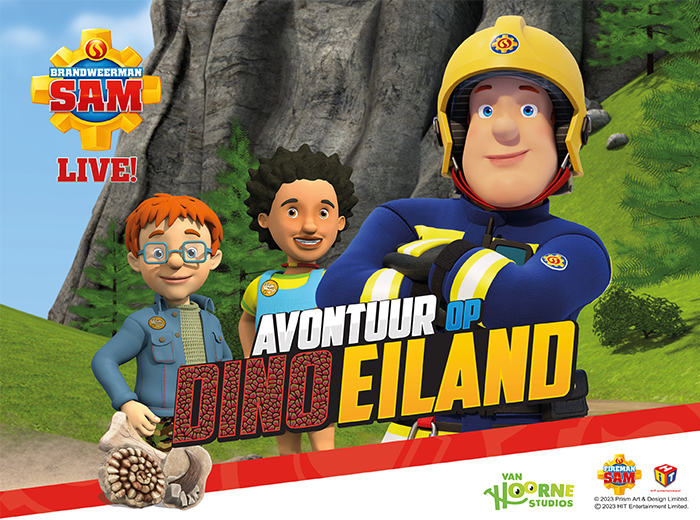 Entreeticket voor Brandweerman Sam Live! - Avontuur op Dino Eiland