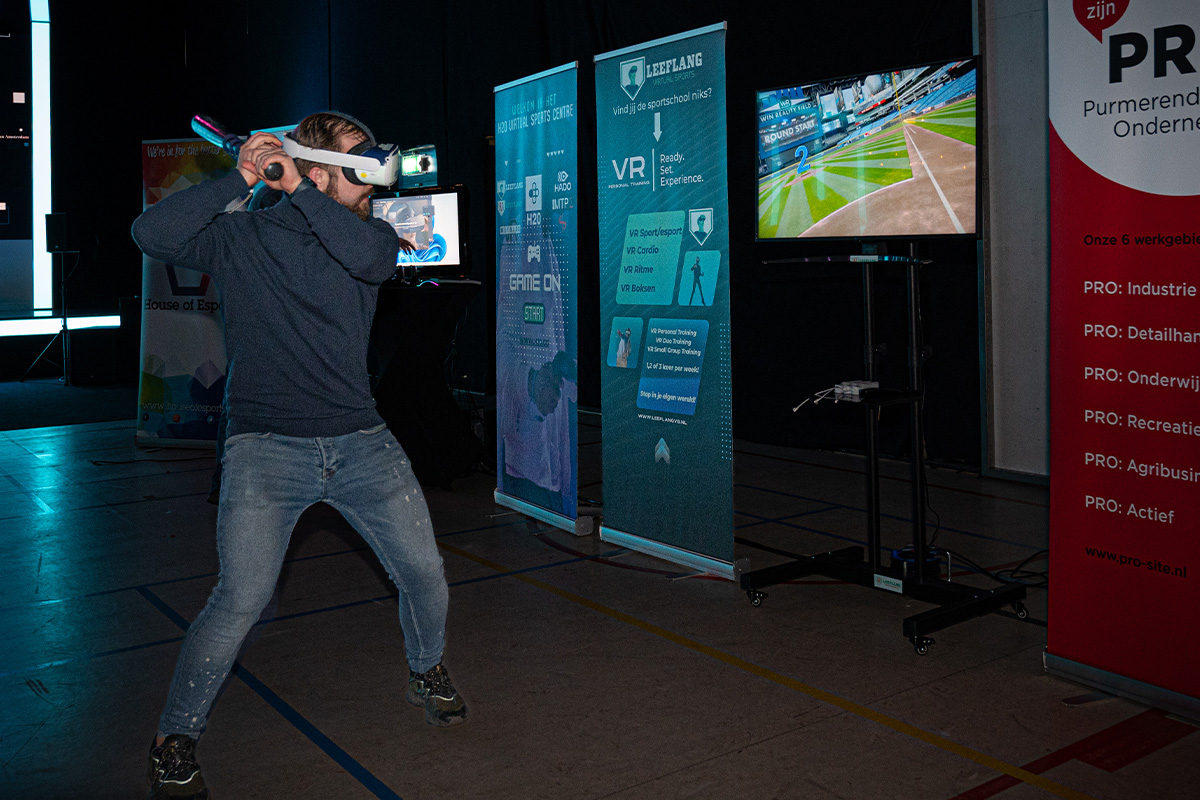 VR Herozone Experience bij H20 Esports 