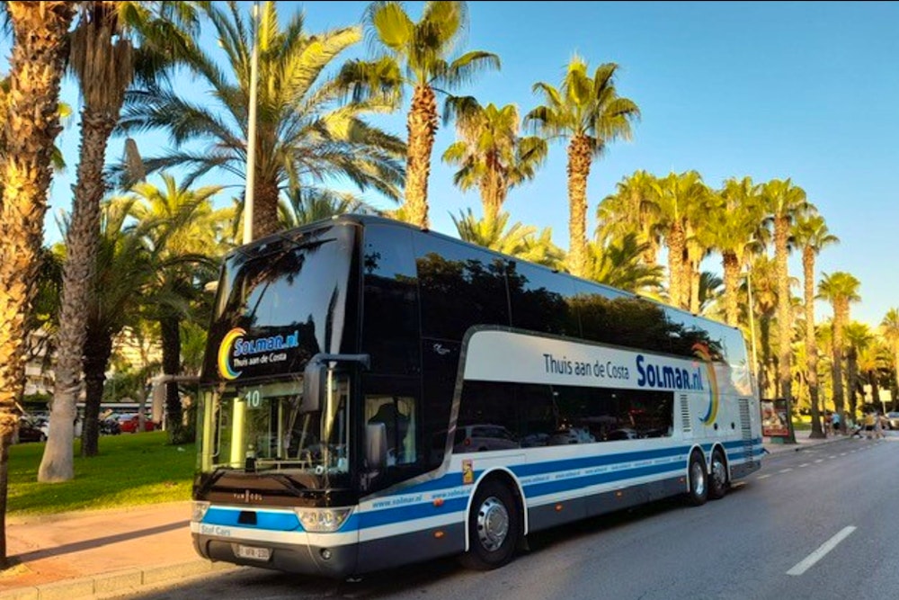 Waardebon t.w.v. €100,- voor busreizen incl. verblijf in Spanje