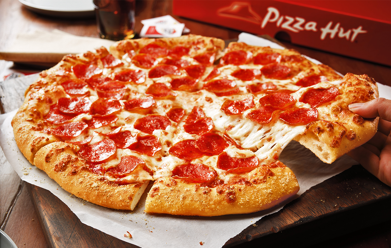 Ultiem genieten van je pizza van de Pizza Hut met de waardebon t.w.v. €15