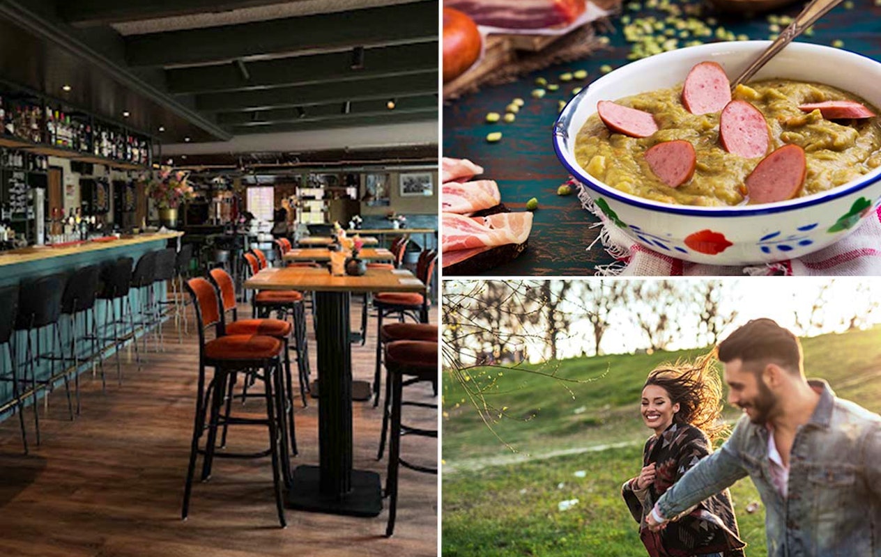 Wandelarrangement incl. warme drank en snert of soep