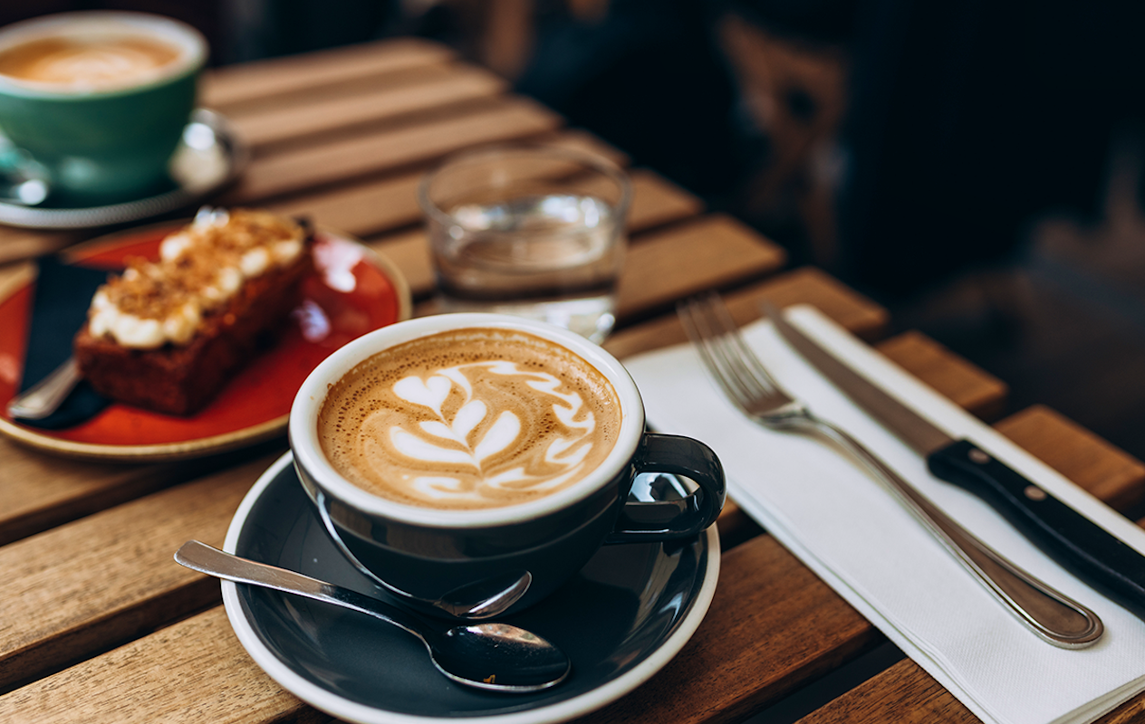 Wandelarrangement met koffie/thee + gebak en tosti