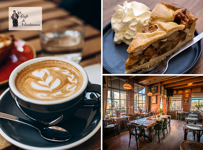 Koffie of thee + appeltaart bij De Volendammer