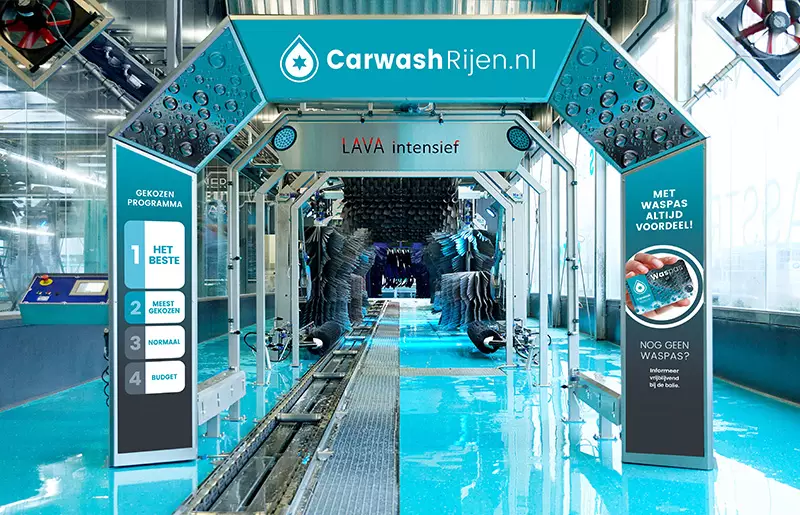 Wasbeurt bij Carwash Rijen