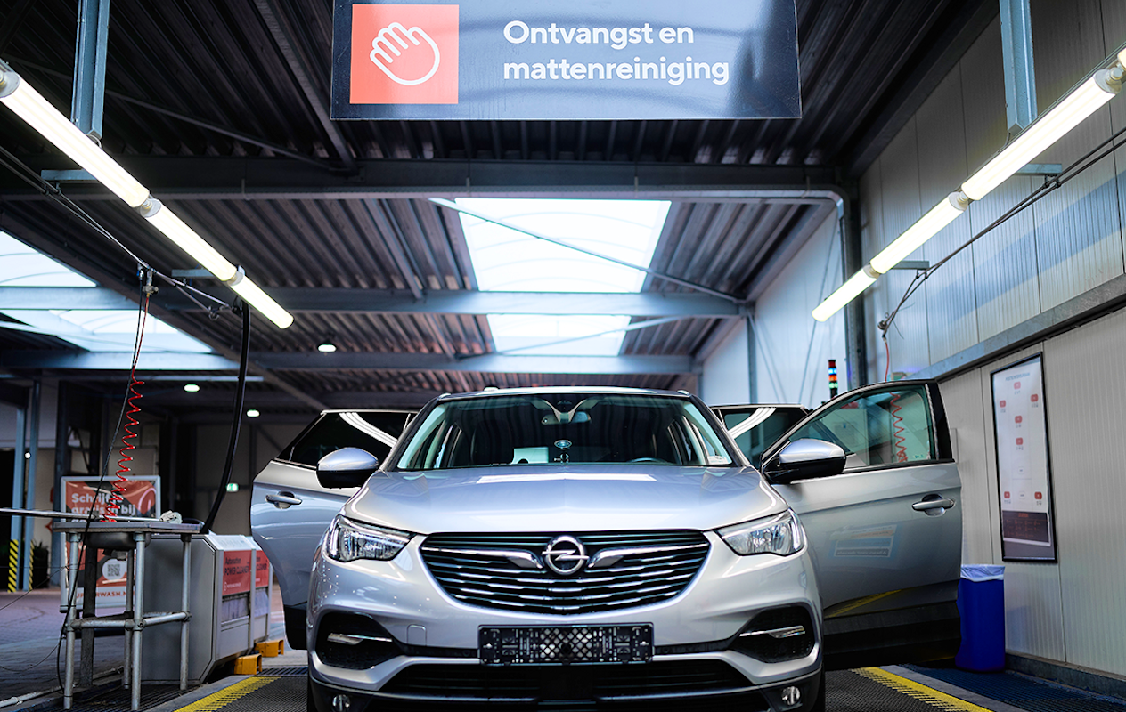 Wasbeurt bij UP Carwash