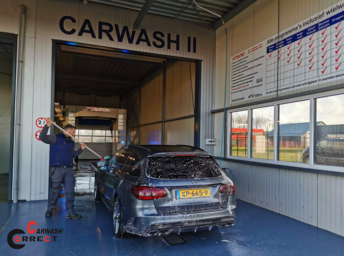 Wasbeurt bij Carwash Correct