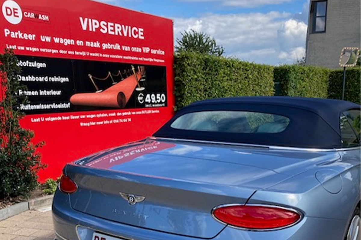 Wasbeurt bij De Carwash Retie