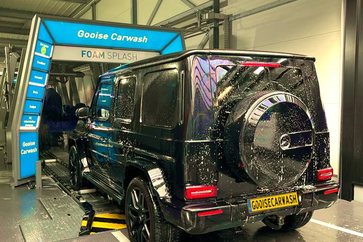 Wasbeurt bij Gooise Carwash