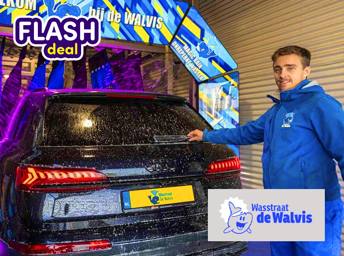 Wasbeurt bij Wasstraat de Walvis
