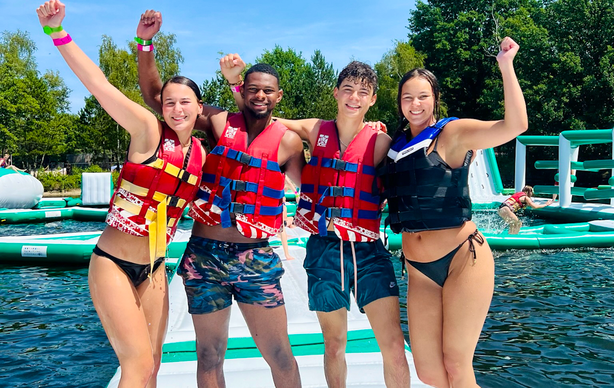 1 uur Aquapark bij Waterskicentrum de Kempervennen