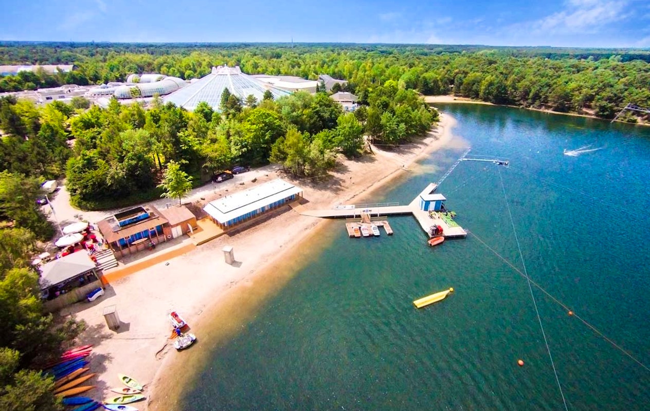 1,5 uur waterskiën bij Waterskicentrum de Vossemeren