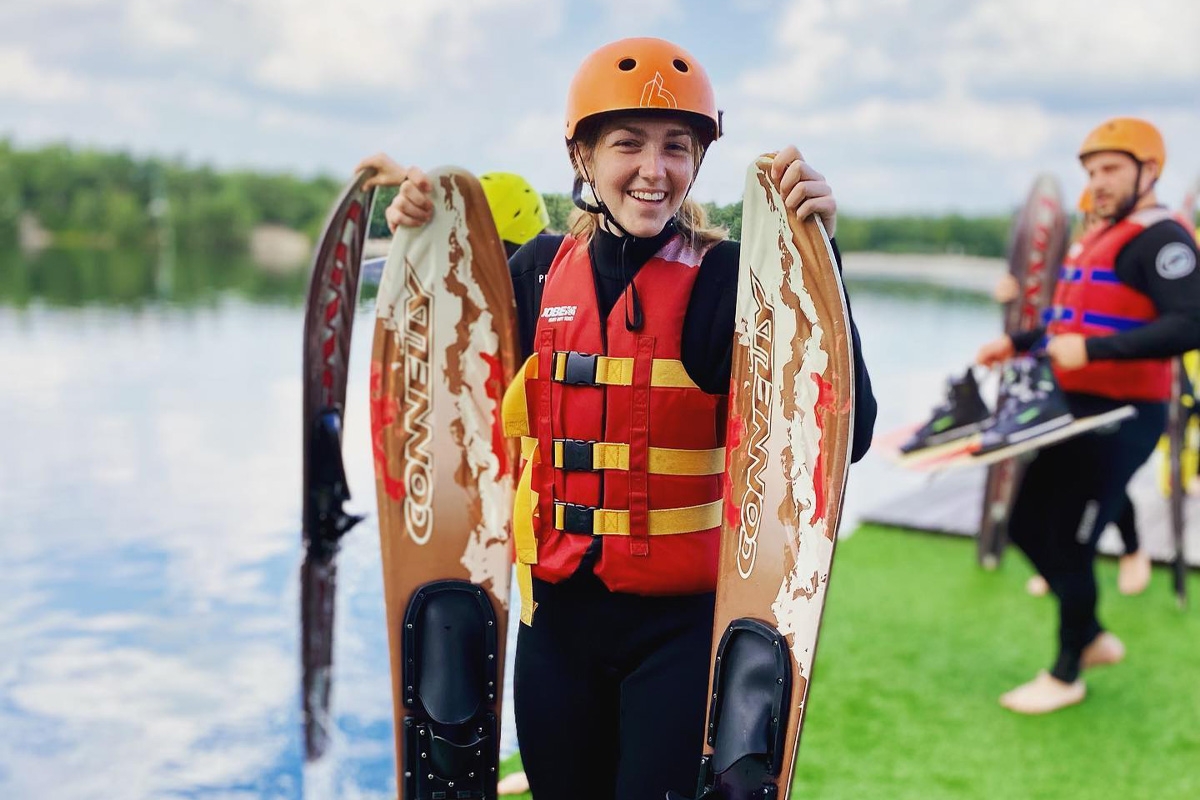 1,5 uur waterskiën bij Waterskicentrum de Vossemeren