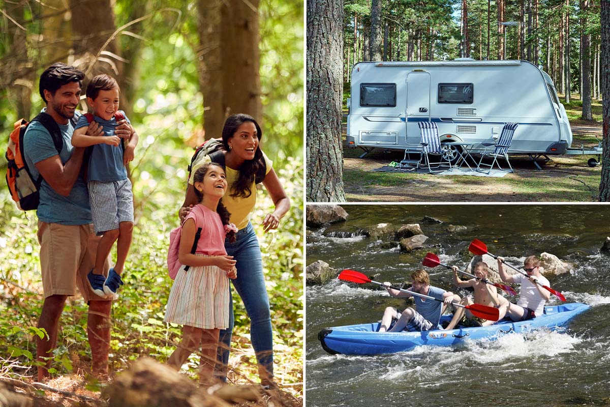 3 of 4 nachten verblijven in een tent of caravan in de Belgische Ardennen