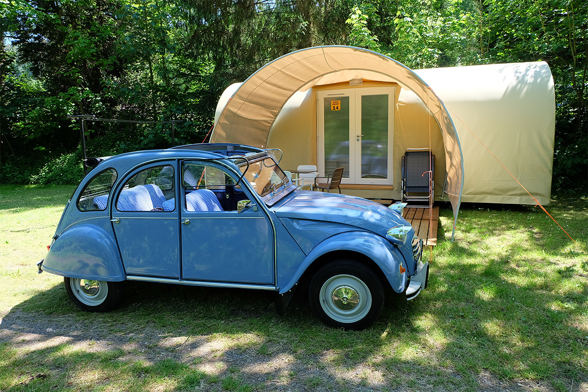 3 of 4 nachten verblijven in een Glamping in de Belgische Ardennen