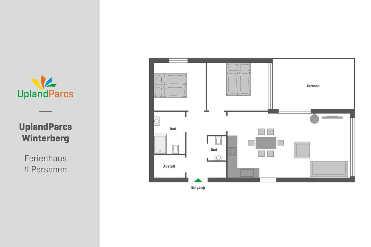 3, 4 of 6 overnachtingen bij UplandParcs Winterberg