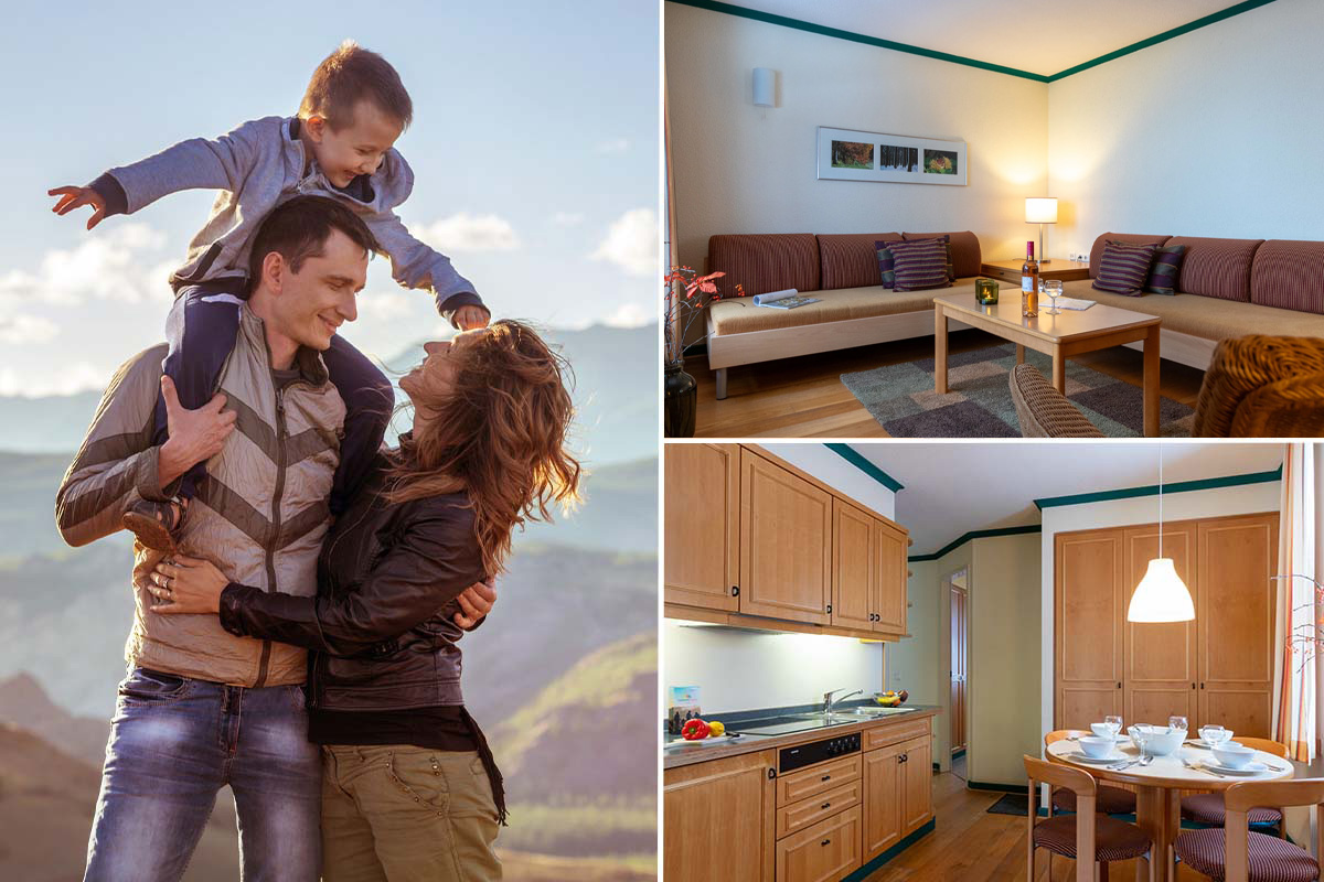 3, 4 of 6 overnachtingen bij UplandParcs Bergresidence