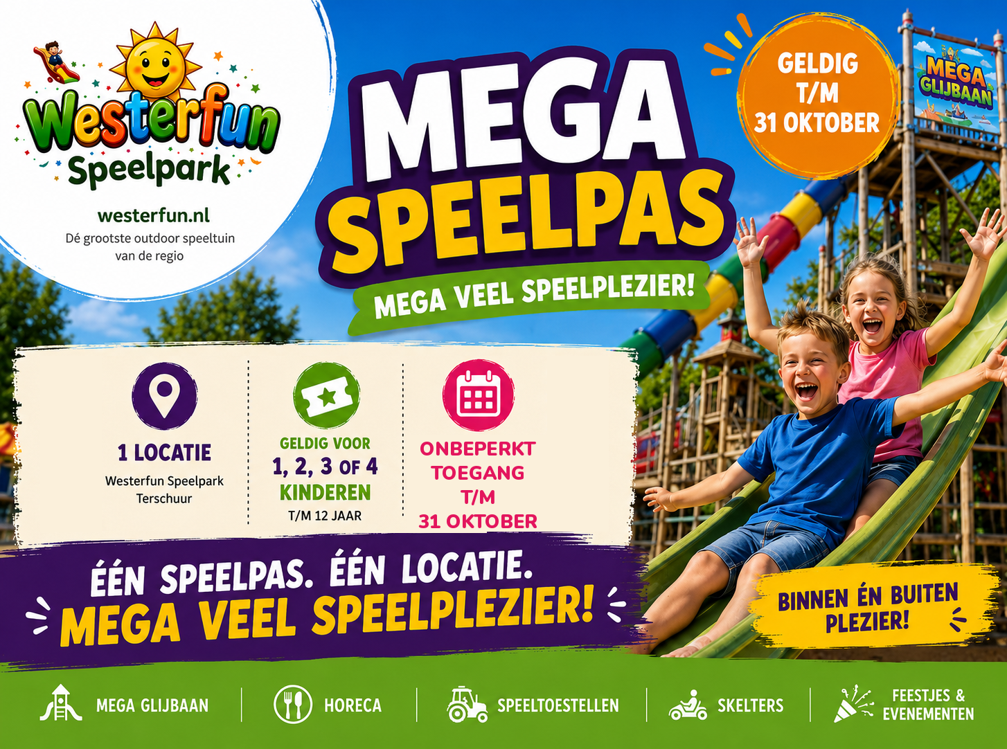 Speelpark Westerfun Mega Speelpas