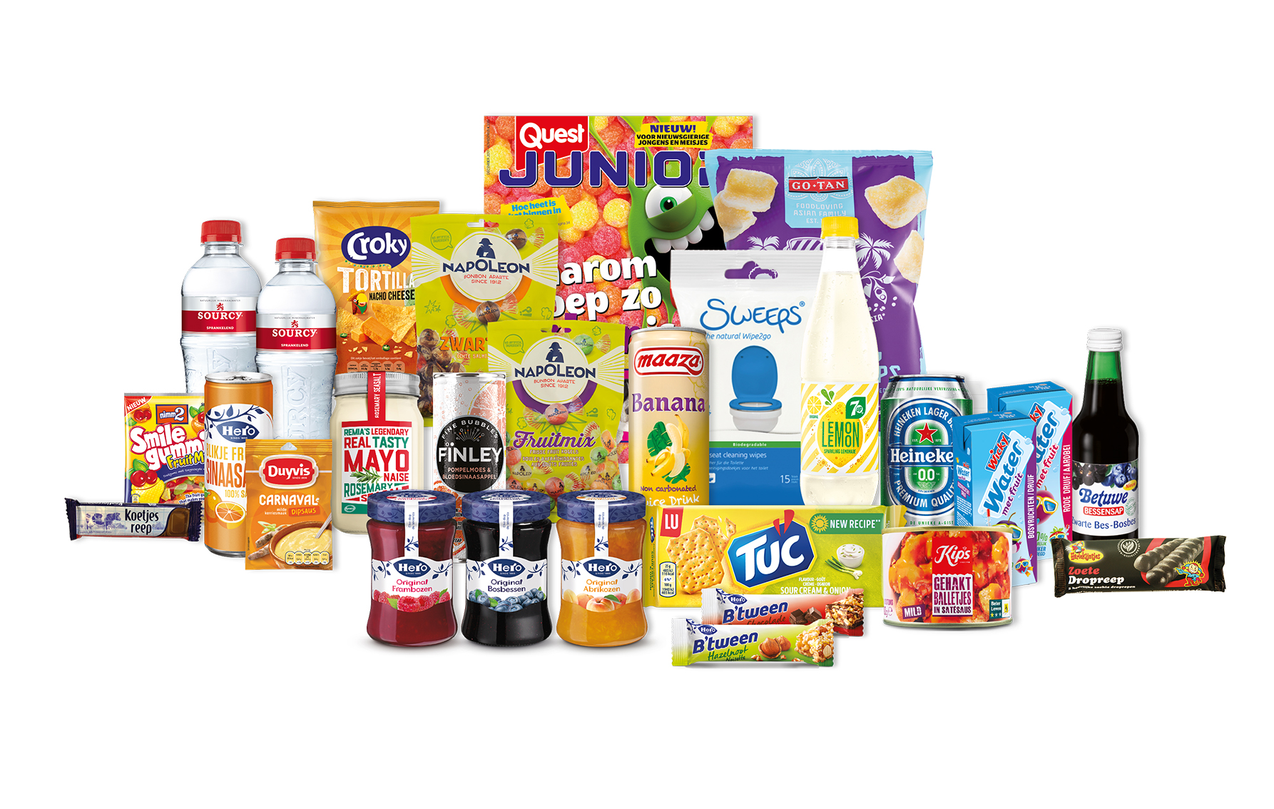 Boodschappenpakket t.w.v. € 40,00