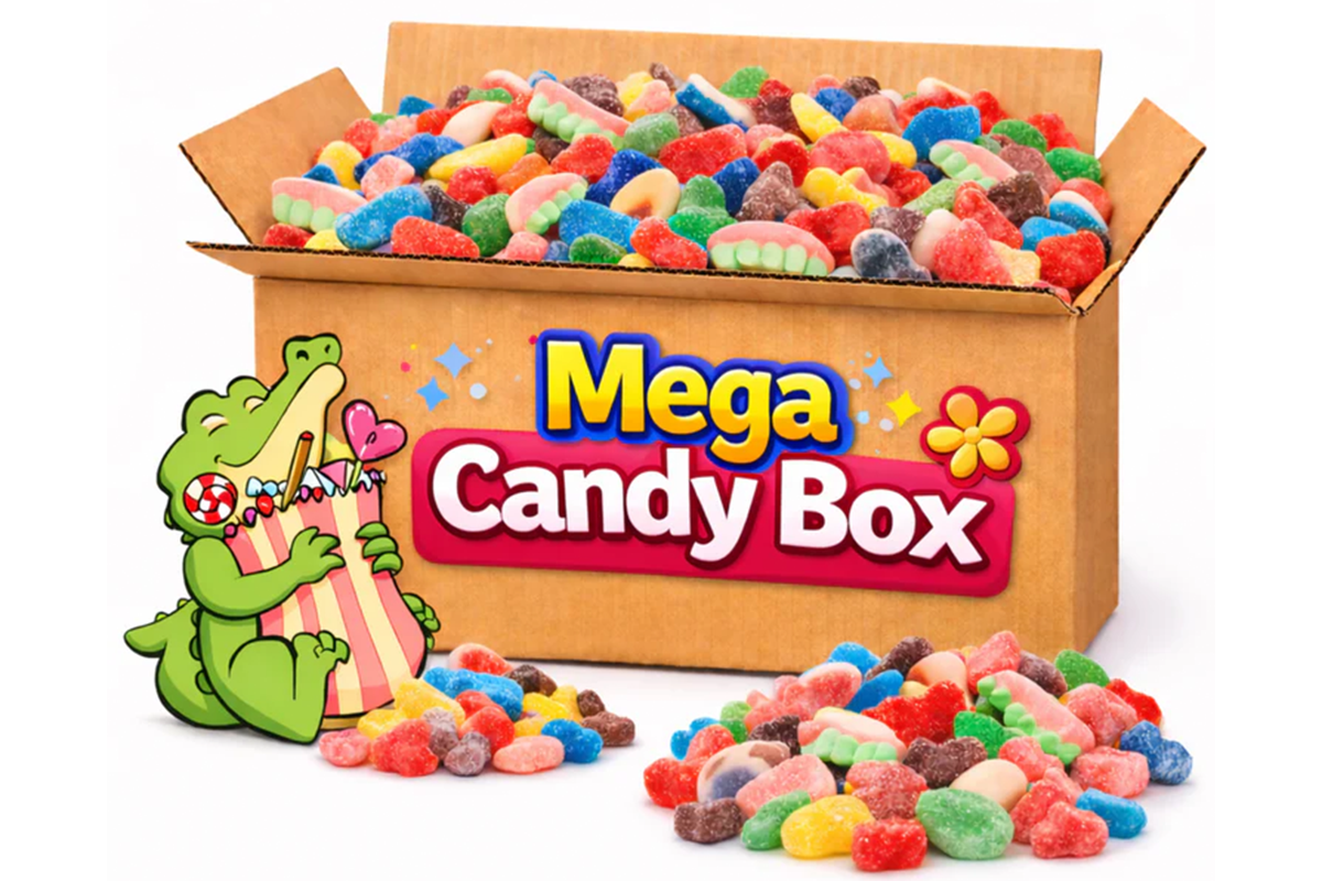 Snoepbox van Mr. Snoep bij je thuis bezorgd (4, 6 of 8kg)