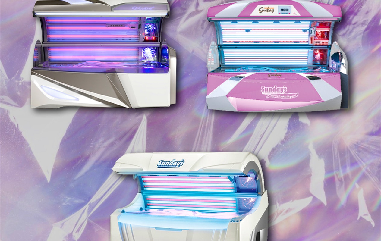 Zonnebanksessie bij Adrianas Beauty World